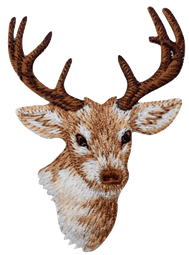 Buck Deer Iron-On Applique Patch