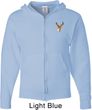Buck Deer Patch Pocket Print Full Zip Hoodie