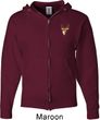Buck Deer Patch Pocket Print Full Zip Hoodie