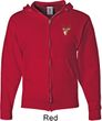 Buck Deer Patch Pocket Print Full Zip Hoodie