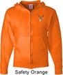 Buck Deer Patch Pocket Print Full Zip Hoodie