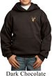 Buck Deer Patch Pocket Print Kids Hoodie