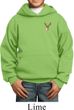 Buck Deer Patch Pocket Print Kids Hoodie
