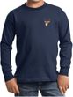 Buck Deer Patch Pocket Print Kids Long Sleeve