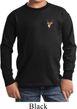Buck Deer Patch Pocket Print Kids Long Sleeve