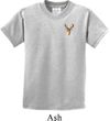Buck Deer Patch Pocket Print Kids T-shirt