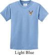 Buck Deer Patch Pocket Print Kids T-shirt