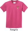 Buck Deer Patch Pocket Print Kids T-shirt