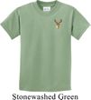 Buck Deer Patch Pocket Print Kids T-shirt