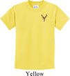 Buck Deer Patch Pocket Print Kids T-shirt