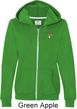 Buck Deer Patch Pocket Print Ladies Full Zip Hoodie