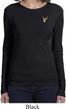Buck Deer Patch Pocket Print Ladies Long Sleeve