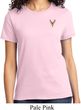 Buck Deer Patch Pocket Print Ladies T-shirt