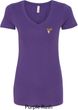 Buck Deer Patch Pocket Print Ladies V-neck