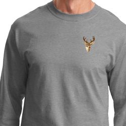 Buck Deer Patch Pocket Print Long Sleeve Buck Deer Patch Pocket Print Long Sleeve