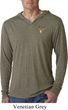 Buck Deer Patch Pocket Print Mens Lightweight Hoodie