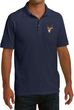 Buck Deer Patch Pocket Print Mens Pique Polo