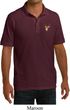 Buck Deer Patch Pocket Print Mens Pique Polo