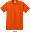 Buck Deer Patch Pocket Print Mens Pocket T-shirt