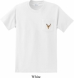 Buck Deer Patch Pocket Print Mens Pocket T-shirt