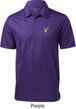 Buck Deer Patch Pocket Print Mens Textured Polo