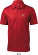 Buck Deer Patch Pocket Print Mens Textured Polo