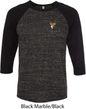 Buck Deer Patch Pocket Print Raglan Shirt