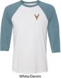 Buck Deer Patch Pocket Print Raglan Shirt