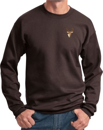 Buck Deer Patch Pocket Print Sweatshirt