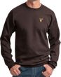 Buck Deer Patch Pocket Print Sweatshirt