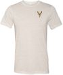 Buck Deer Patch Pocket Print Tri Blend T-shirt