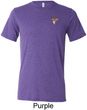 Buck Deer Patch Pocket Print Tri Blend T-shirt