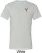 Buck Deer Patch Pocket Print Tri Blend T-shirt