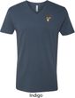 Buck Deer Patch Pocket Print V-neck