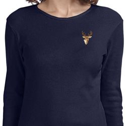 Buck Patch Pocket Print Ladies Shirts