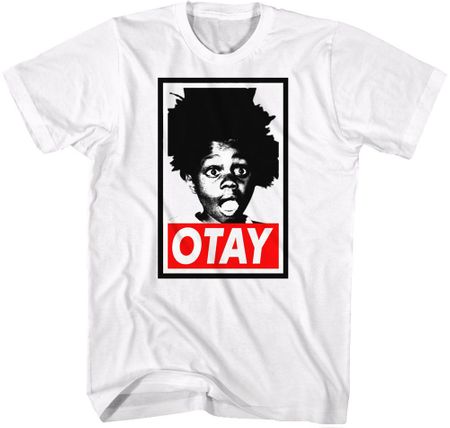 Buckwheat OTAY Adult White T-shirt