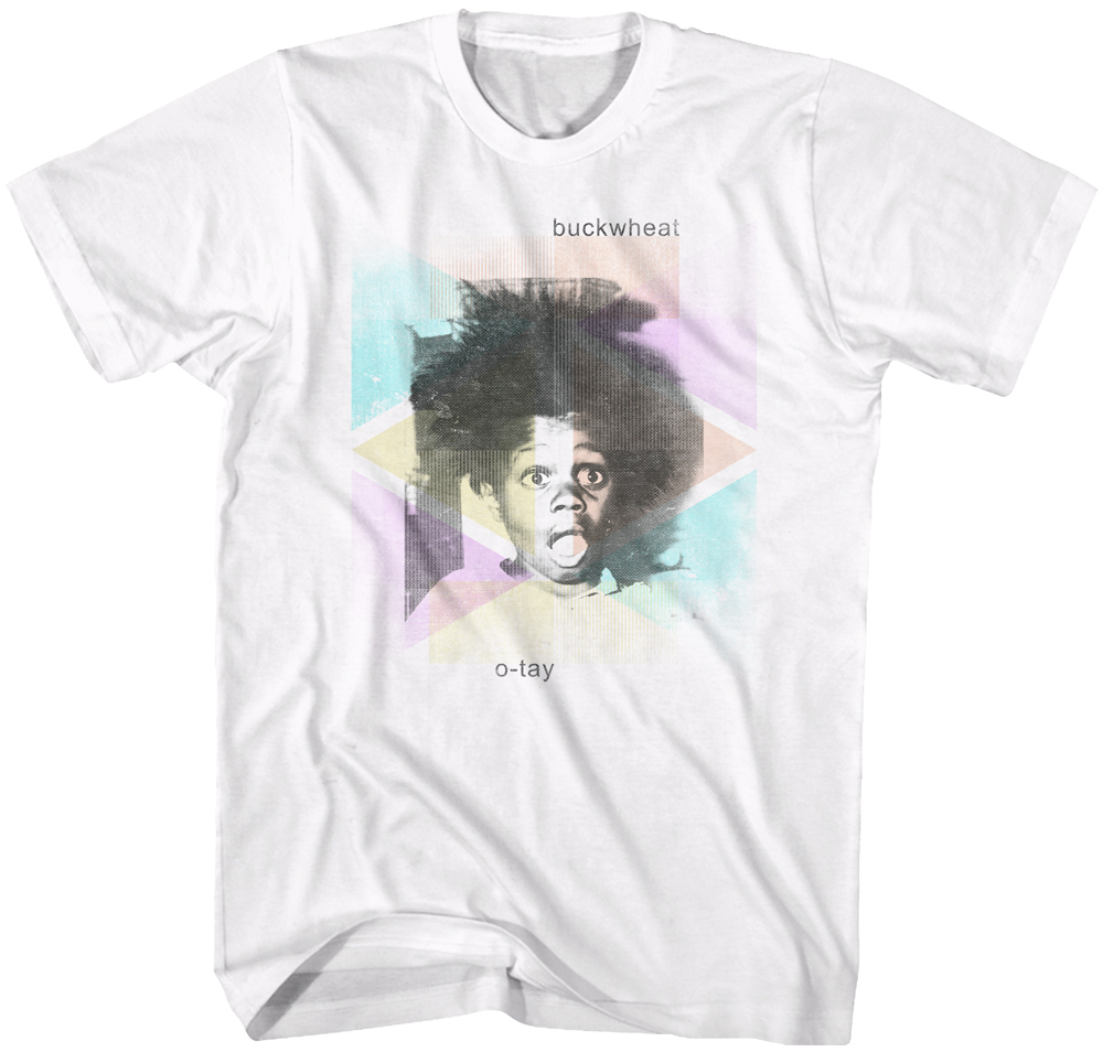 Buckwheat Big Head Men's T-Shirt - Officially Licensed, Dirty White Tee