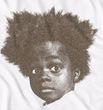Buckwheat T-shirt Little Rascals Funny Big Head Adult White Tee Shirt