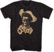 Buckwheat T-shirt Little Rascals Otay Straw Hat Adult Black Tee Shirt