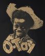 Buckwheat T-shirt Little Rascals Otay Straw Hat Adult Black Tee Shirt