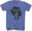 Buckwheat The Big Otay Adult Heather Blue Tee Shirt