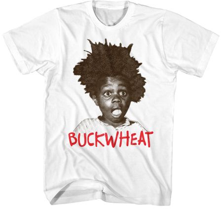 Buckwheat Adult White Tshirt