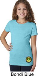 Buddha Eyes Patch Bottom Print Kids Yoga Shirts