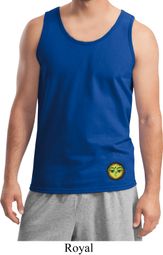 Buddha Eyes Patch Bottom Print Mens Yoga Shirts
