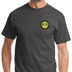 Buddha Eyes Patch Pocket Print Mens Yoga Shirts