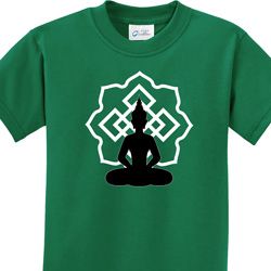 Buddha Lotus Pose Kids Shirts