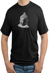 Buddha Tall T-shirt - Buddhist Profile Adult Tee - TALL Sizes