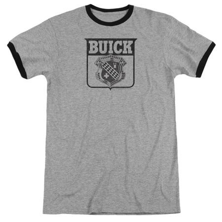 Buick 1946 Emblem Athletic Heather Ringer Shirt
