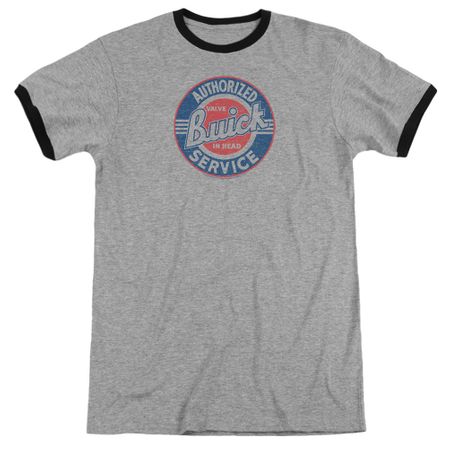 Buick Authorized Service Athletic Heather Ringer Shirt