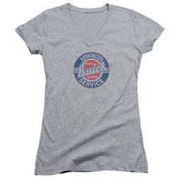Buick Juniors V Neck Shirt Authorized Service Athletic Heather T-Shirt